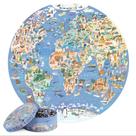 Quebra-Cabeça Bopster Mapa Mundi 1000 Peças - Para Adultos