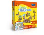 Quebra - Cabeca Brasil e Seus ESTADOS - 82 PC TOYSTER Quebra - Cabeca Brasil e Seus ESTADOS - 82 PC TOYSTER