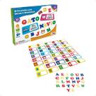 Quebra Cabeça Brincando Com Letras e Desenhos com 112 Peças Didático Quebra Cabeça Brincando Com Letras e Desenhos com 112 Peças Didático
