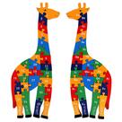 Quebra-cabeça Brinquedos de madeira Oxford Wooden Giraffe 41 cm 3 anos