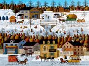 Quebra-cabeça Buffalo Games Charles Wysocki Windjammer Canal Quebra-cabeça Buffalo Games Charles Wysocki Windjammer Canal