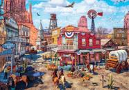 Quebra-cabeça Buffalo Games Country Life Old Western Town 500 unidades