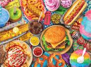 Quebra-cabeça Buffalo Games Fun Fair Food 1000 peças