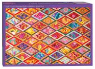 Quebra-cabeça C&T Publishing Kaffe Fassett's Diamond Quilt 1000 peças Quebra-cabeça C&T Publishing Kaffe Fassett's Diamond Quilt 1000 peças