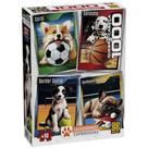 Quebra-Cabeca Cartonado Cachorrin. Esportistas 1000Pcs