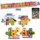 QUEBRA-CABEÇA Cartonado Educativo Longo 24 Peças 95X16CM