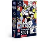Quebra-cabeça Cartonado Mickey 500 Peças Nano Toyster Brinquedos Quebra-cabeça Cartonado Mickey 500 Peças Nano Toyster Brinquedos