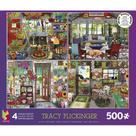 Quebra-Cabeça Ceaco 4 em 1 - 500 Peças - Tracy Flickinger Quebra-Cabeça Ceaco 4 em 1 - 500 Peças - Tracy Flickinger