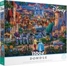 Quebra-cabeça Ceaco Disney Dowdle Cinderella 1500 peças Quebra-cabeça Ceaco Disney Dowdle Cinderella 1500 peças
