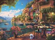 Quebra-Cabeça Ceaco Sunset on Lake Como - 1000 Peças