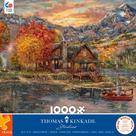 Quebra-cabeça Ceaco Thomas Kinkade A Perfect Fall Day 1000 unidades
