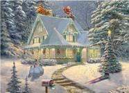 Quebra-cabeça Ceaco Thomas Kinkade Holiday Midnight 1000 peças