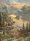 Quebra-Cabeça Ceaco Thomas Kinkade Lakeside Splendor - 1000 Peças