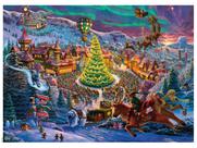 Quebra-cabeça Ceaco Zac Kinkade Classic Christmas 1000 peças