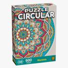 Quebra cabeca circular mandala 600 pecas grow