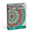 Quebra-cabeça circular mandala 600 peças - Grow Quebra-cabeça circular mandala 600 peças - Grow