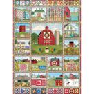 Quebra-cabeça Cobble Hill Quilt Country 1000 peças com pôster