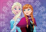 Quebra cabeça com 63 peças frozen disney