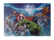 Quebra cabeça com 63 peças vingadores marvel