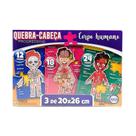 QUEBRA CABEÇA CORPO HUMANO PROGRESSIVO 12 e 18 e 24 PEÇAS TOIA