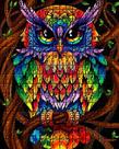 Quebra-cabeça Coruja Colorida Puzzle de 300 peças Quebra-cabeça Coruja Colorida Puzzle de 300 peças