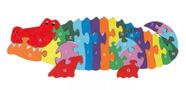 Quebra-cabeça crocodilo letras - 26 peças Toy Mix