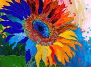 Quebra-cabeça Cross & Glory Sunflower Kaleidoscope 1000 peças