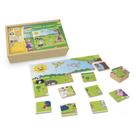 Quebra-cabeça cuidando natureza (estojo)
