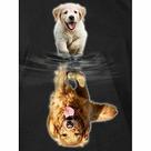 Quebra-cabeça Curteny 300 peças Wooden Dog Golden Retriever