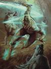 Quebra-cabeça Dark Horse Deluxe The Witcher 3 Wild Hunt Ciri & The Wolves 1000 peças