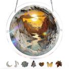 Quebra-cabeça de acrílico Suncatcher Window Hanging 83 peças de decoração de jardim Quebra-cabeça de acrílico Suncatcher Window Hanging 83 peças de decoração de jardim