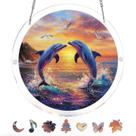 Quebra-cabeça de acrílico Suncatcher Window Hanging 83 peças