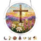 Quebra-cabeça de acrílico Suncatcher Window Hanging Garden of Holy Light