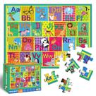 Quebra-cabeça de chão LithoConcepts Animal Alphabet 48 peças