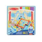 Quebra-Cabeça de Cubos de Madeira Melissa & Doug Blue's Clues & You! - 16 Peças