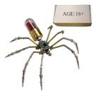 Quebra-cabeça de insetos de metal 3D KOS30162F141MZQG Steampunk Circuit-spider