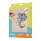 Quebra Cabeça De Madeira 137 Peças Elefante
