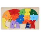 Quebra-Cabeça De Madeira 3d Infantil Educativo Lúdico