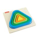 Quebra cabeca de madeira arco iris fisher price hxt98