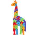 Quebra-cabeça de madeira LoveStown Giraffe Alphabet & Number 26 PCS Quebra-cabeça de madeira LoveStown Giraffe Alphabet & Number 26 PCS