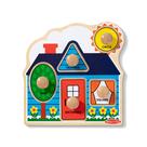 Quebra-cabeça de madeira Melissa & Doug First Shapes Jumbo Knob