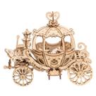 Quebra-cabeça de madeira Rolife Pumpkin Carriage 3D Model Toy