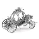 Quebra-cabeça de metal 3D: carro de abóbora para adultos e crianças, montagem DIY