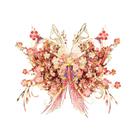 Quebra-cabeça de metal 3D MU Flower and Butterfly E-Flower Model