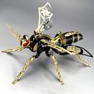 Quebra-cabeça de metal 3D OreilleStar Northern Giant Hornet Model