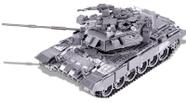 Quebra-cabeça de metal 3D Piececool Military Tank T-90A 150 unidades