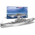 Quebra-cabeça de metal 3D Piececool USS Missouri Battleship 155 unidades