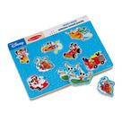 Quebra-cabeça de som de madeira Melissa e Doug Disney Mickey Mouse 8 unidades