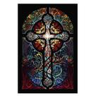 Quebra-Cabeça Decorativo Religioso Vitral Arte Sacra 300 peças