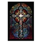 Quebra-Cabeça Decorativo Religioso Vitral Arte Sacra 300 peças